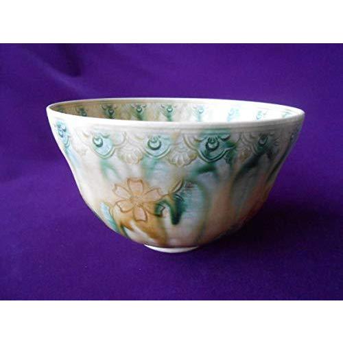 ポイント10倍 茶道具 加藤治兵衛 釉彩花三島抹茶碗 木箱 京焼 コレクション 春夏新色 Awazent Com