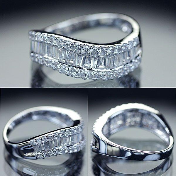 ダイヤモンド リング 指輪 Pt900 プラチナ900 天然ダイヤ1.00ct リング 