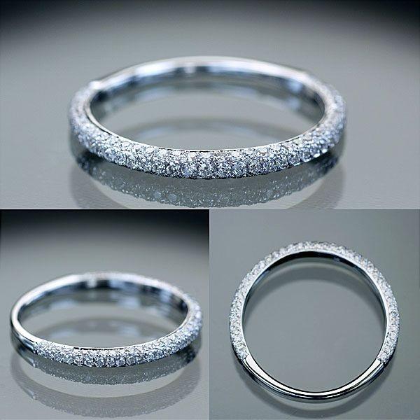 ダイヤモンド リング 指輪 K18 ゴールド 天然ダイヤ0.45ct マイクロ 