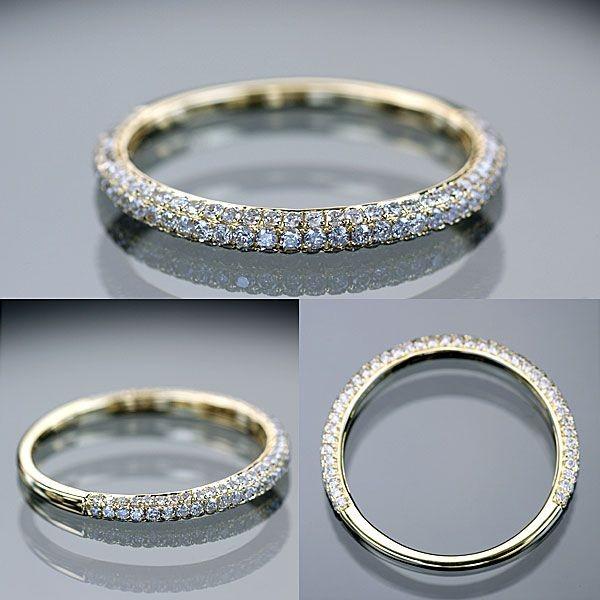 ダイヤモンド リング 指輪 K18 ゴールド 天然ダイヤ0.45ct 