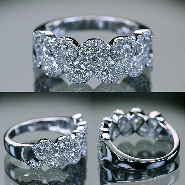 [大特価] ダイヤモンド リング 指輪 K18WG ホワイトゴールド 天然ダイヤ1.20ct リング/アウトレット/送料無料 【ZYX4403162371】(154202円)