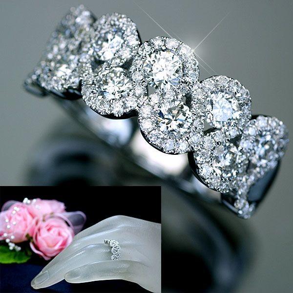 [大特価] ダイヤモンド リング 指輪 K18WG ホワイトゴールド 天然ダイヤ1.20ct リング/アウトレット/送料無料 【ZYX4403162371】(154202円)
