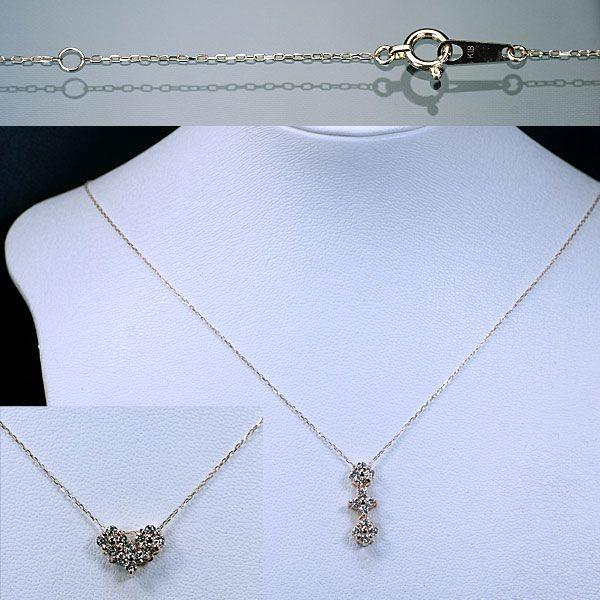 ダイヤモンド ネックレス トリロジー 2WAY K18PG ピンクゴールド ダイヤモンド ネックレス トリロジー 2WAY K18PG ピンクゴールド