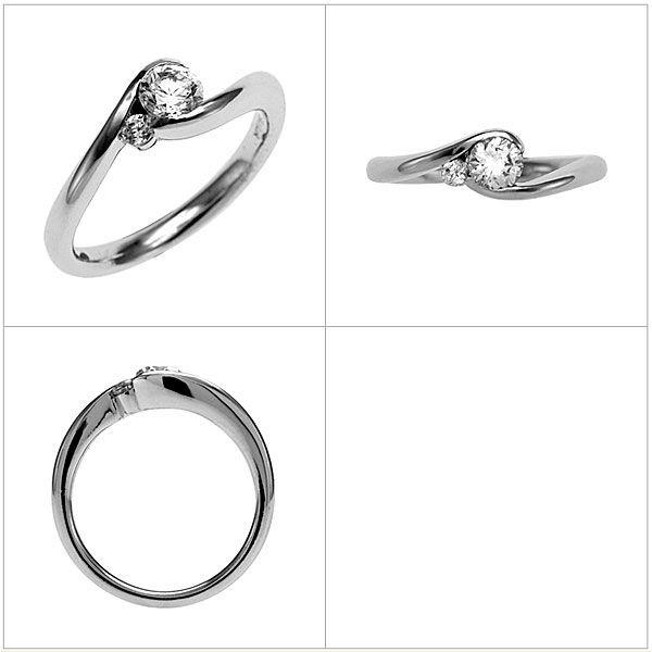 ★11時間以内発送★美品 ダイヤモンド リング エンゲージリング 婚約指輪 結婚指輪 Pt900 プラチナ ダイヤモンド モデレイト(中石別売) 【TMF3432987152】(120226円)