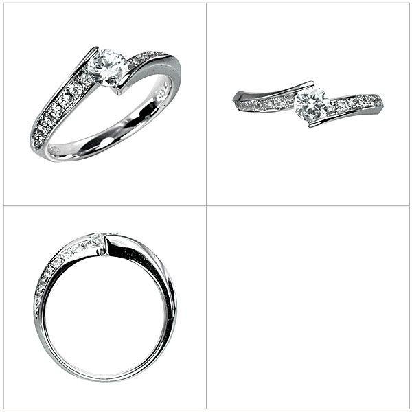 【クーポン】 ダイヤモンド リング エンゲージリング 婚約指輪 結婚指輪 Pt900 プラチナ ダイヤモンド モデレイト(中石別売) 【SKC2411908157】(84467円)
