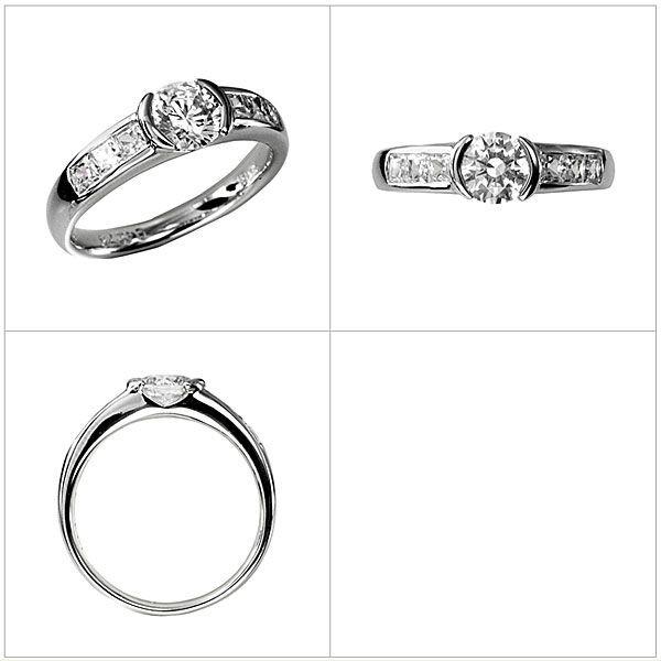 【2026年1月8日以降の発送予定】 ダイヤモンド リング エンゲージリング 婚約指輪 結婚指輪 Pt900 プラチナ ダイヤモンド モデレイト(中石別売) 【RIZ3227050120】(113014円)