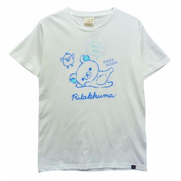 （メール便）代引き決済不可ARX5360Mメンズtシャツ リラックマ 半袖 天竺 Tシャツ レディースtシャツ キャラクター キャラT 漫画 映画｜brightknot｜02