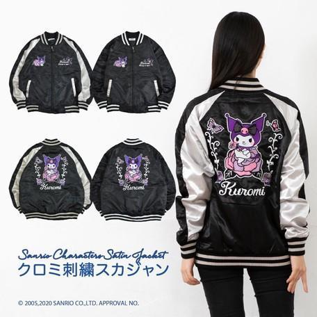 21年春物新作ku1803 674メンズスカジャン クロミ サンリオ サテン 刺繍 バック 刺繍 スカジャン キャラクター メンズアウター レディ Ku1803 674 Def Collection 通販 Yahoo ショッピング