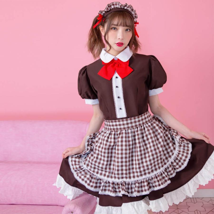 ハロウィン コスプレ 仮装 メイド服 メイド ハロウィンコスプレ 大人 女性 可愛い レディース かわいい 衣装 コスチューム ハロウィン仮装 コスプレ衣装｜brightlele｜05