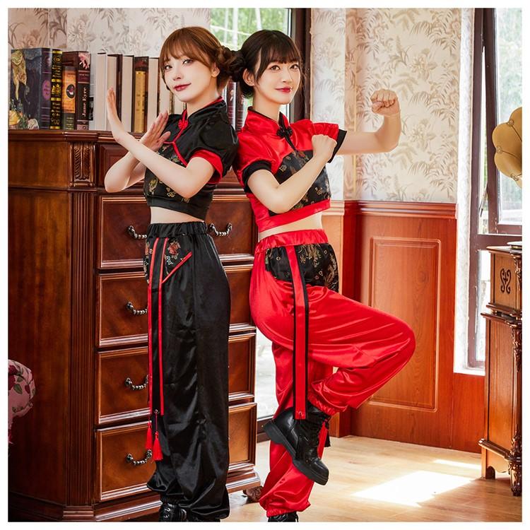 Brightlele ハロウィン コスプレ 仮装 チャイナ チャイナ服 ハロウィン  