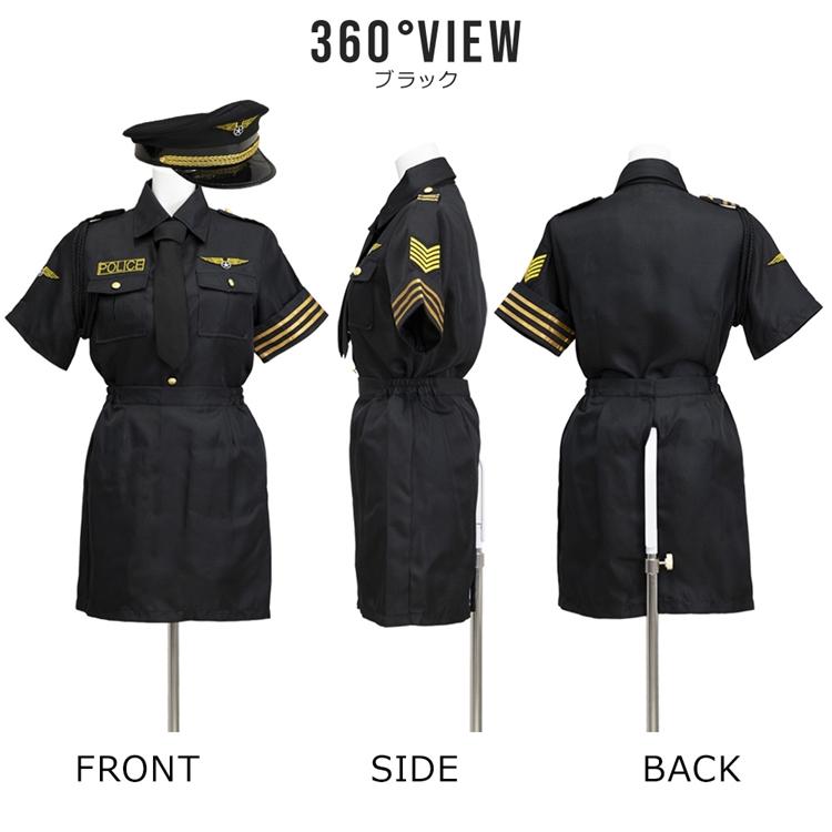 Brightlele（ブライトララ） ハロウィン コスプレ ポリス 衣装 警官