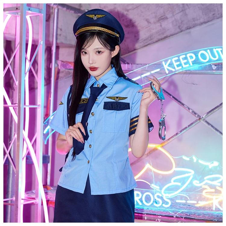 Brightlele（ブライトララ） ハロウィン コスプレ ポリス 衣装 警官