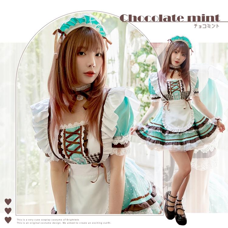 コスプレ 仮装  コスプレ メイド エレガント・フレンチメイド ML 【 コスプレ 衣装 ハロウィン 仮装 レディース コスチューム メイド服 ウエイトレス ゴスロリ ロリータ ウェイトレス 大人用 余興 パーティーグッズ ゴシック 女性用 】 Brightlele（ブライトララ） ハロウィン コスプレ 大人 スイーツ