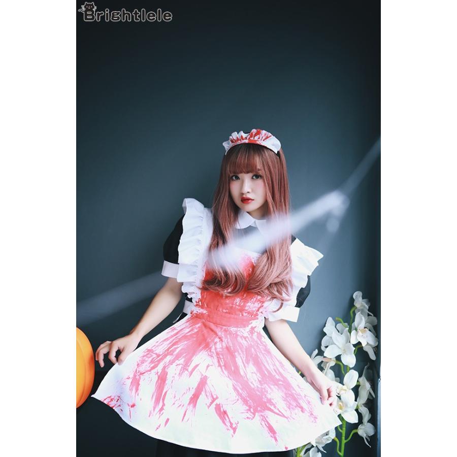 ハロウィン コスプレ メイド コスチューム 仮装 可愛い 衣装 メイド服 ハロウィン仮装 コスプレ衣装 H0140bk H0140bk ウィッグ エクステ Brightlele 通販 Yahoo ショッピング