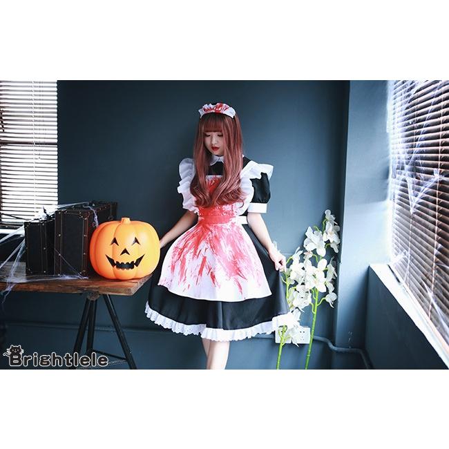 ハロウィン コスプレ メイド コスチューム 仮装 可愛い 衣装 メイド服 ハロウィン仮装 コスプレ衣装 H0140bk H0140bk ウィッグ エクステ Brightlele 通販 Yahoo ショッピング