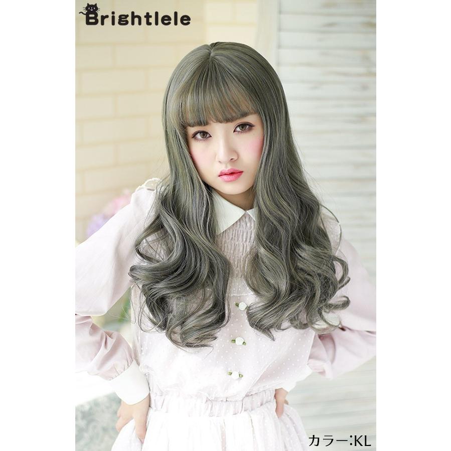 Brightlele ウィッグ ロング フルウィッグ グラデーション
