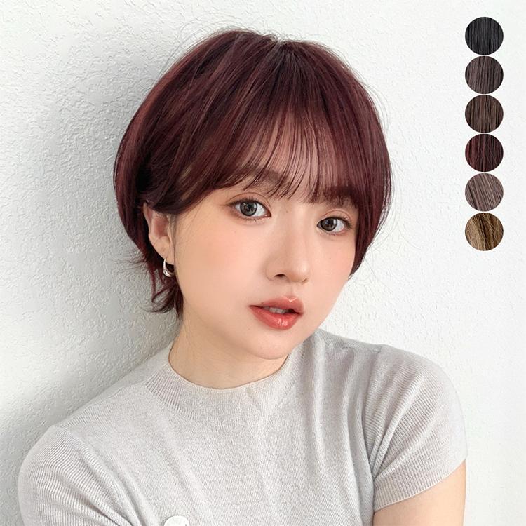 〈新品〉高見えフルウィッグ かつら ショート カール　黒　ブラック Brightlele ウィッグ ショート ショートボブ 女性 フルウィッグ