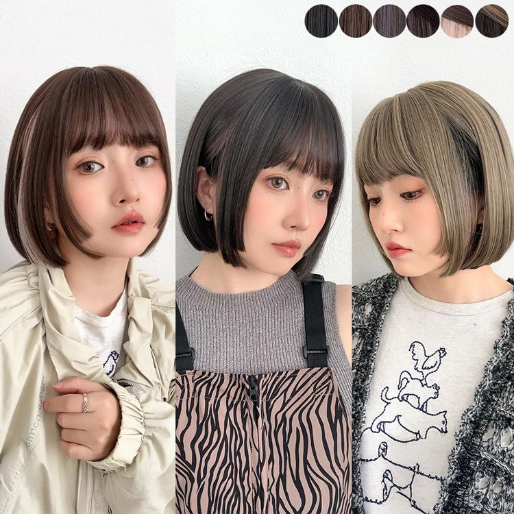 Brightlele（ブライトララ） ウィッグ ボブ 女性 フルウィッグ 自然