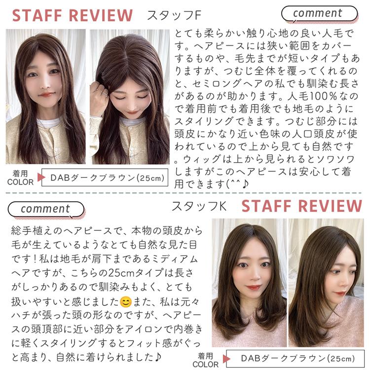 Brightlele（ブライトララ） 総手植え レミー 人毛100% トップカバー