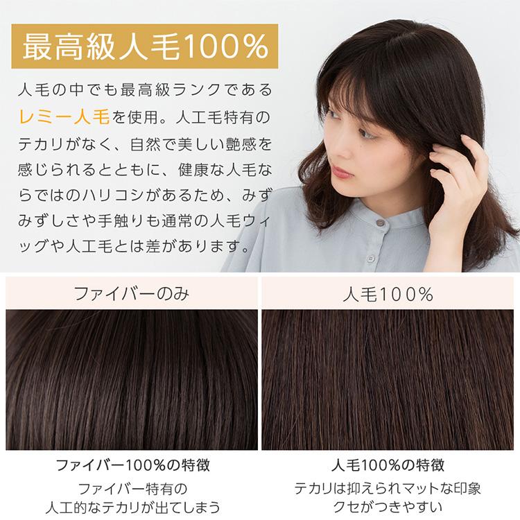 Brightlele トップカバー 20cm 部分手植え レミー 人毛100% 部分 Brightlele トップカバー 20cm 部分手植え レミー 人毛100% 部分