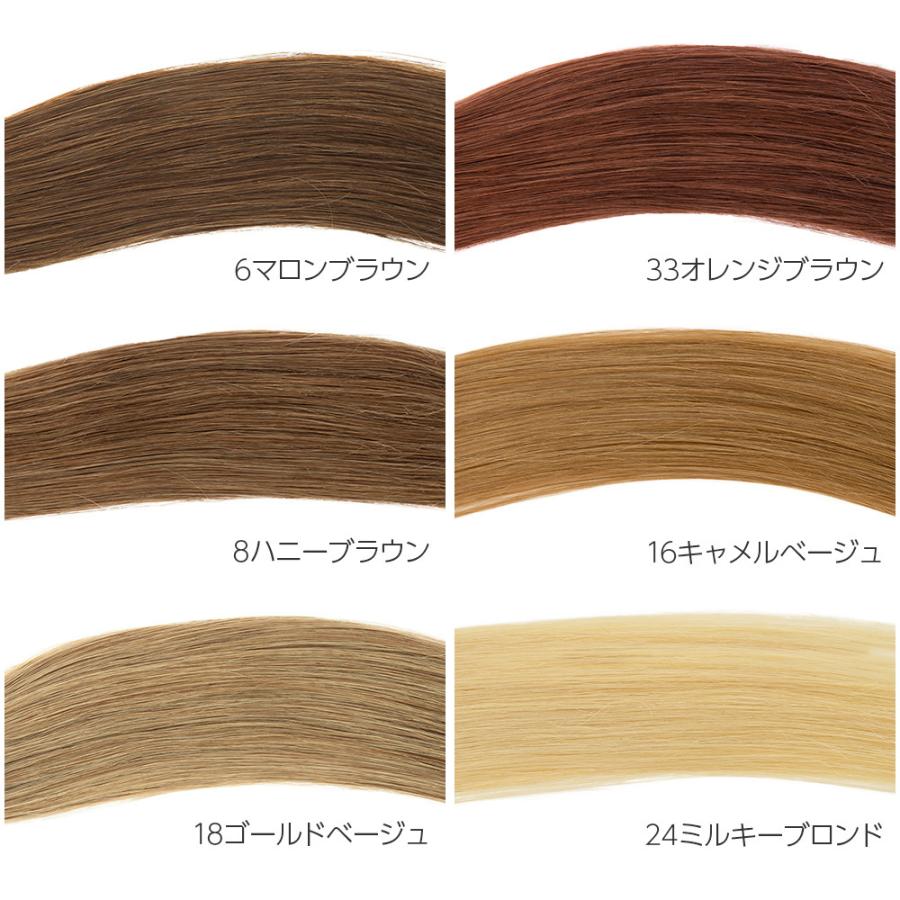 Brightlele 50cm10本分(5シート) 人毛シールエクステ 人毛 Brightlele 50cm10本分(5シート) 人毛シールエクステ 人毛