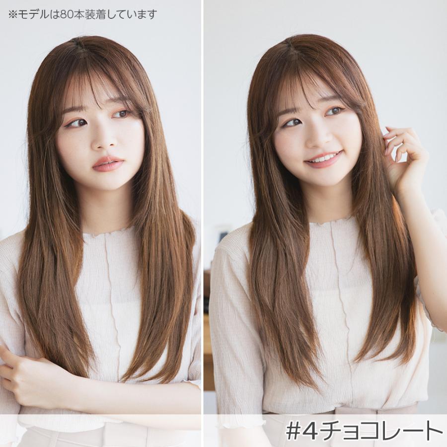 Brightlele 45cm10本分(5シート) 人毛シールエクステ 人毛 Brightlele 45cm10本分(5シート) 人毛シールエクステ 人毛