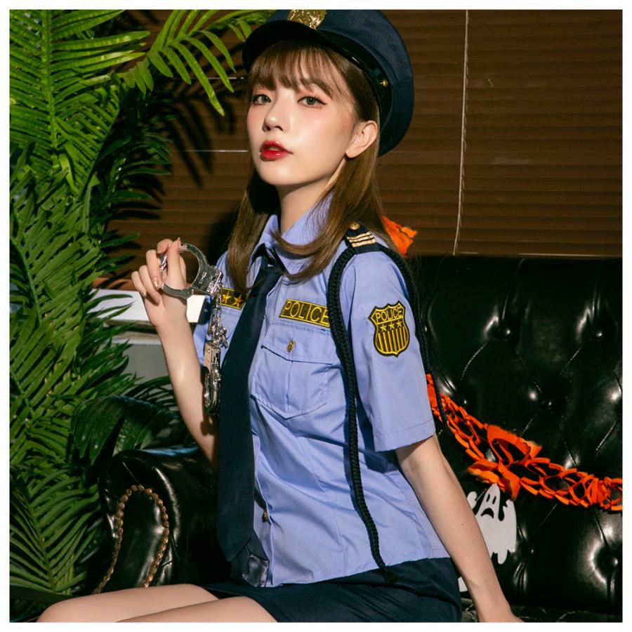 ハロウィン コスプレ 仮装 ポリス 制服 ハロウィンコスプレ 警察 警察官 ミニスカポリス 大人 女性 可愛い レディース 衣装 コスチューム ハロウィン仮装 Jys 001 ウィッグ エクステ Brightlele 通販 Yahoo ショッピング