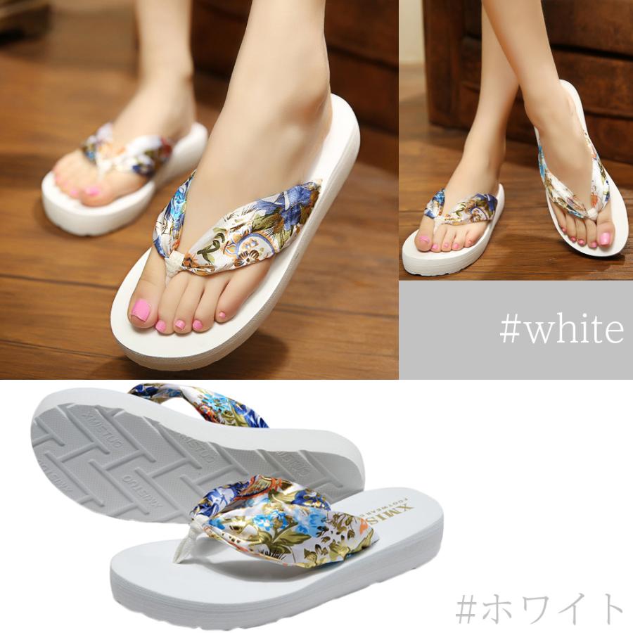 ビーチサンダル レディース 軽い 軽量 ビーサン ビーチ サンダル トングサンダル ぺたんこ 海 女の子 レジャー 花柄 おしゃれ かわいい 黒 白 ブラック L R804 ウィッグ エクステ Brightlele 通販 Yahoo ショッピング
