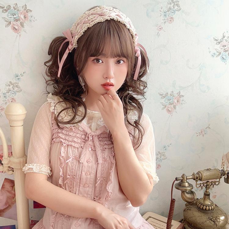 ウィッグ ロング ロリータウィッグ ロリータ フルウィッグ ツインテール 自然 ウイッグ カール レディース かつら 女性 金髪 コスプレ ハロウィン 大人 正規品の画像