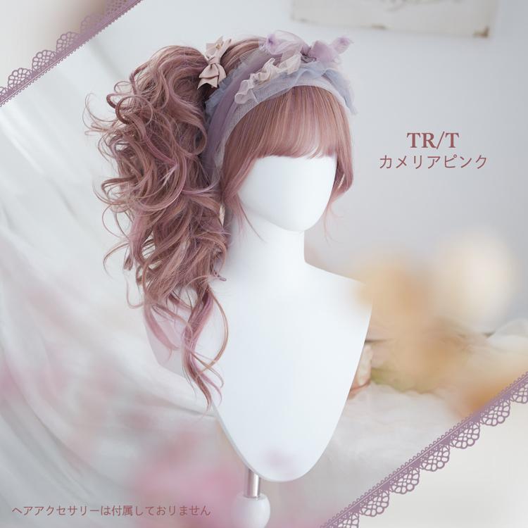 ウィッグ ロング ロリータウィッグ ロリータ フルウィッグ ツインテール 自然 ウイッグ カール レディース かつら 女性 金髪 コスプレ ハロウィン 大人 正規品の画像