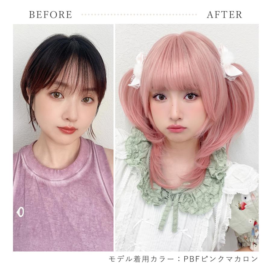 ウィッグ ロング ロリータウィッグ ロリータ フルウィッグ ツインテール 自然 ウイッグ ウルフ バンス ハーフツイン ロリィタ レディース ガーリー コスプレ | Brightlele | 18