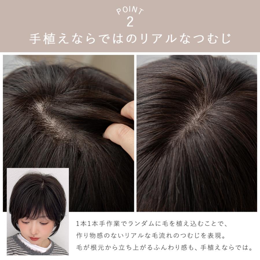 Brightlele（ブライトララ） 医療用ウィッグ 手植え 最高級レミー人毛