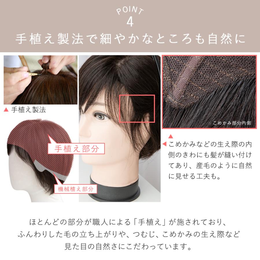 Brightlele（ブライトララ） 医療用ウィッグ 手植え 最高級レミー人毛