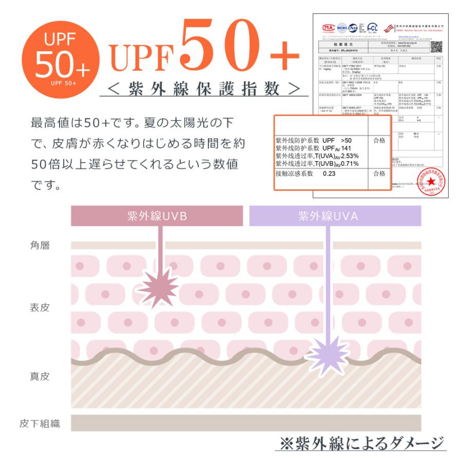 Beneunder UVカットアウター ラッシュガード レディース 長袖 パーカー 接触冷感 おしゃれ UPF50+ 体型カバー UVカット アウター 母の日｜brightlele｜11