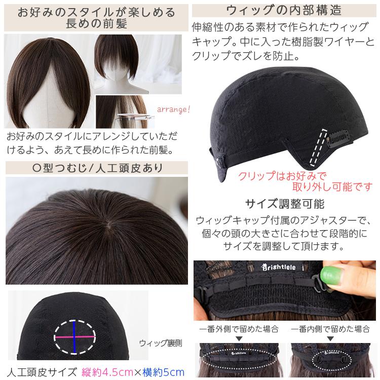 Brightlele 医療用ウィッグ 人毛MIX 人毛 人毛50% 医療用 Brightlele 医療用ウィッグ 人毛MIX 人毛 人毛50% 医療用