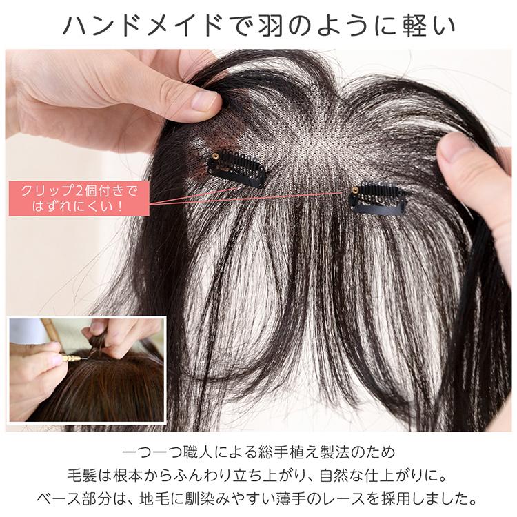 Brightlele 前髪ウィッグ 人毛ミックス 人毛 総手植え 部分 Brightlele 前髪ウィッグ 人毛ミックス 人毛 総手植え 部分