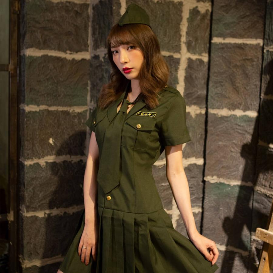 ハロウィン コスプレ アーミー コスチューム 仮装 迷彩 大人 衣装 軍人 兵士 警察 セクシー 可愛い 女性 大きいサイズ 制服 Ptcw Ptcw ウィッグ エクステ Brightlele 通販 Yahoo ショッピング