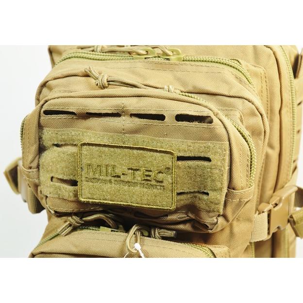 Mil-Tec タクティカルバッグ レザーカット・アサルトパック コヨーテ 