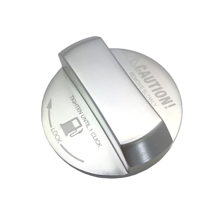 アルミ製 給油口キャップカバー （シルバー） TOYOTA車用 HIACE NOAH