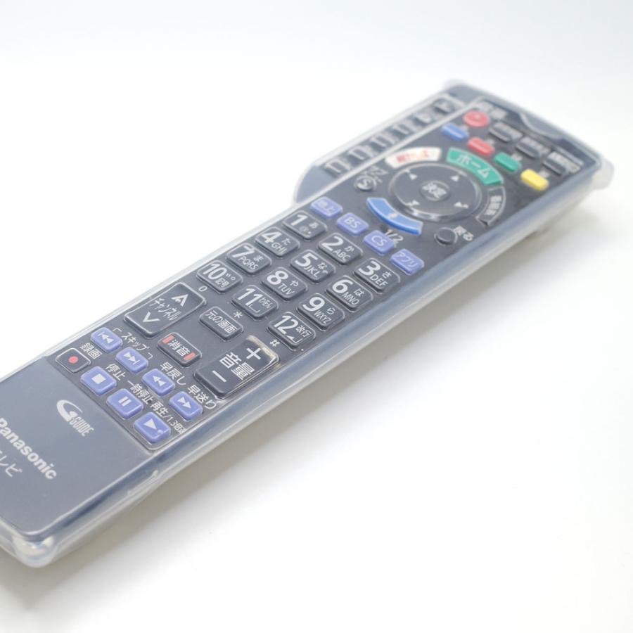 パナソニック ビエラ N2QBYB000045用 リモコンカバー クリアー色