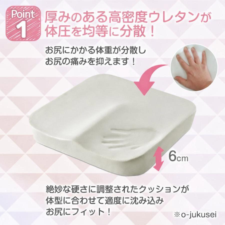車椅子用クッション 車いす 車イス 座布団 マット 介護 低反発 厚め 腰痛 床ずれ防止 予防 滑り止め | bellarino | 10