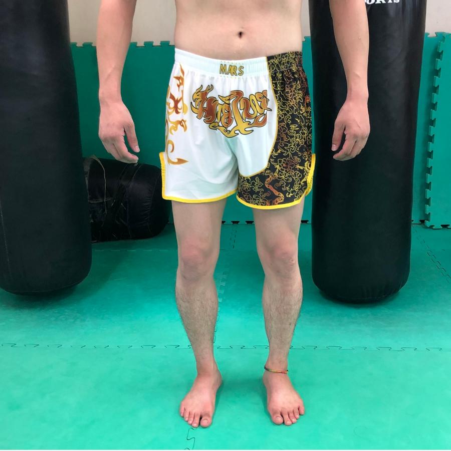 ボクシング トランクス キック ゴールド ズボン 試合 練習 格闘技 ムエタイ パンツ キック ボクシング K-1 トランクス 試合 練習 プロ
