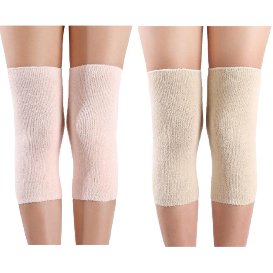 膝ウォーマー レッグウォーマー ひざウォーマー 膝サポーター レ ディース 女性 防寒 保温 蒸れな い 冷え対策 保温 膝あて フリー サイズ あったか 2枚セット |  | 02