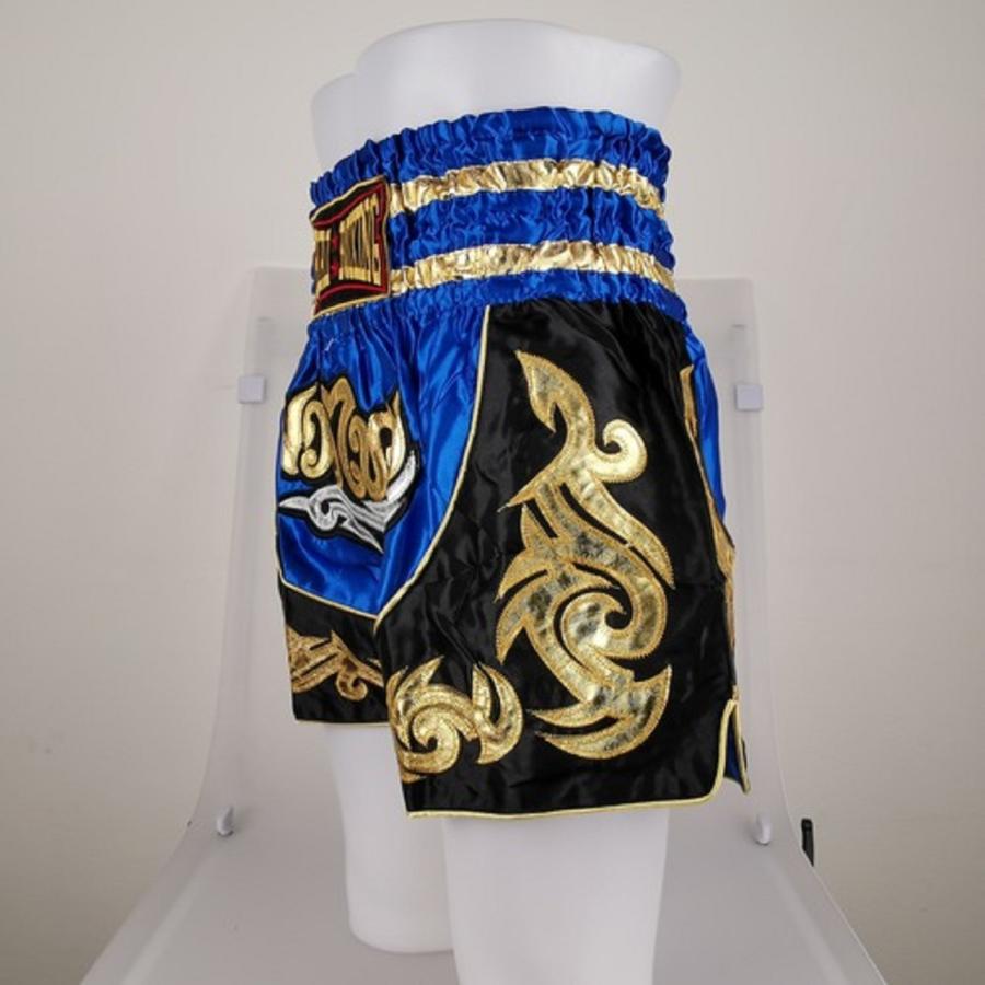 ムエタイ トランクス キックボクシング K-1 パンツ 試合 練習 プロ アマ 男女兼用 タイ製 (子供用ブルー) |  | 03