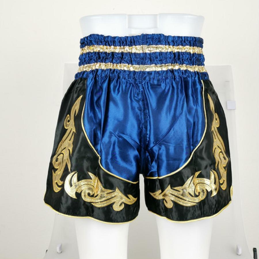 ムエタイ トランクス キックボクシング K-1 パンツ 試合 練習 プロ アマ 男女兼用 タイ製 (ネイビー) |  | 08
