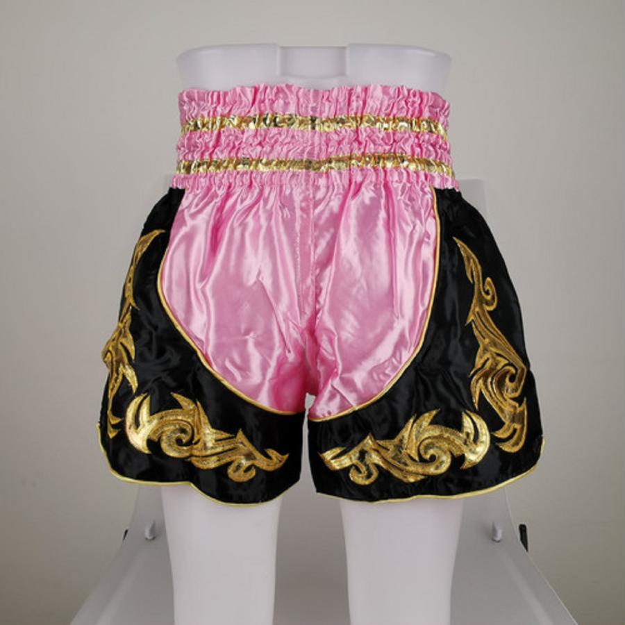 ムエタイ トランクス キックボクシング K-1 パンツ 試合 練習 プロ アマ 男女兼用 タイ製 (ピンク) |  | 05