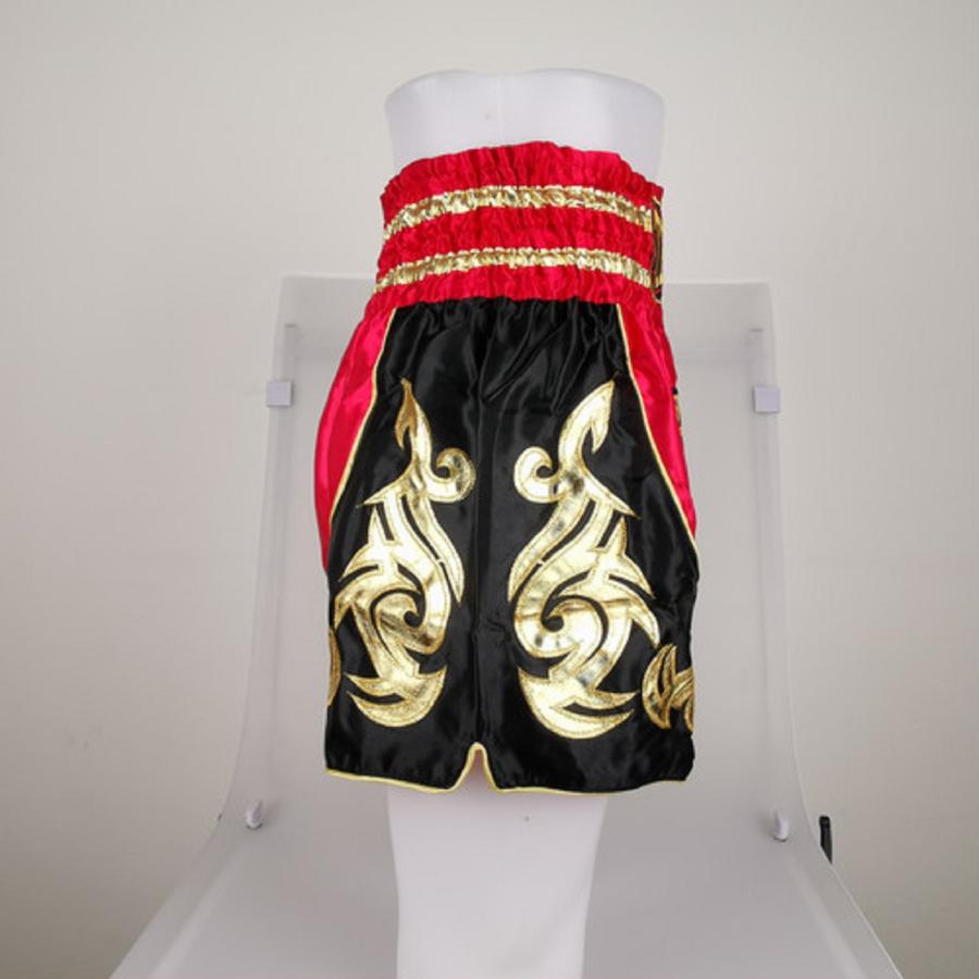 ムエタイ トランクス キックボクシング K-1 パンツ 試合 練習 プロ アマ 男女兼用 タイ製 (レッド) |  | 04