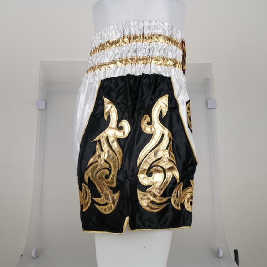 ムエタイ トランクス キックボクシング K-1 パンツ 試合 練習 プロ アマ 男女兼用 タイ製 (ホワイト) |  | 06