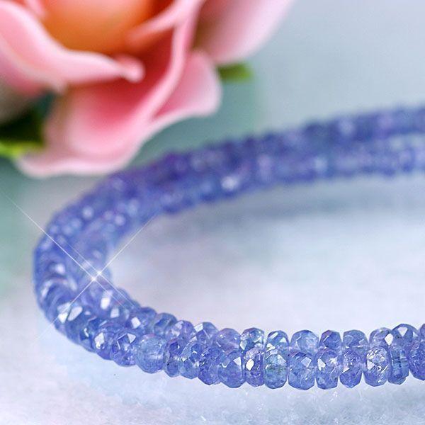 タンザナイト ネックレス シルバー925 タンザナイトビース 50ctUP ネックレス/アウトレット タンザナイト ネックレス/アウトレット HOV1166063940(10835円)