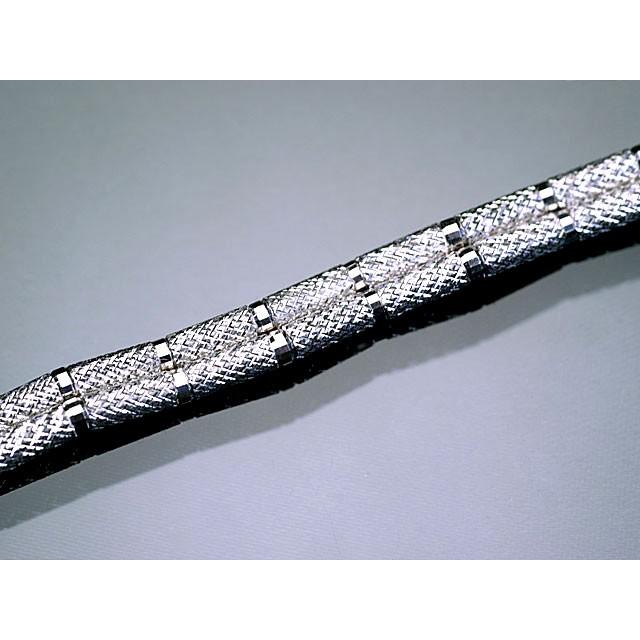 専用出品 ネックレス/ブレスレット・K18ホワイトゴールド デザインチェーン(マグネットチェーン)太さ2.5mm 長さ70cm 【PET3103607217】(108691円)